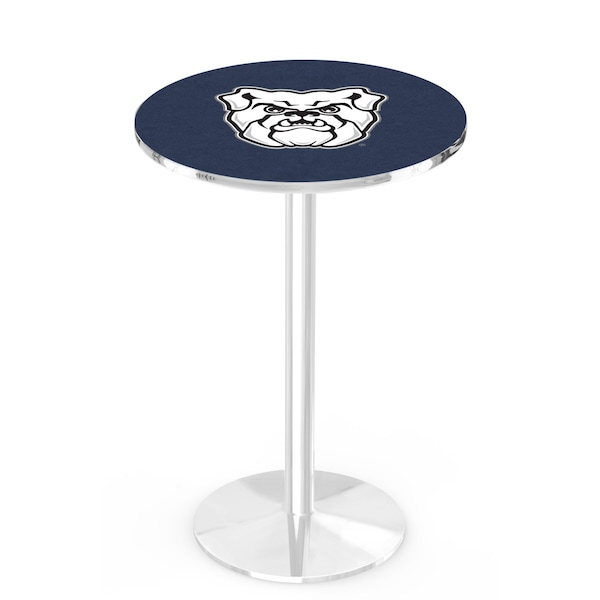 36" Chrome Butler University Pub Table